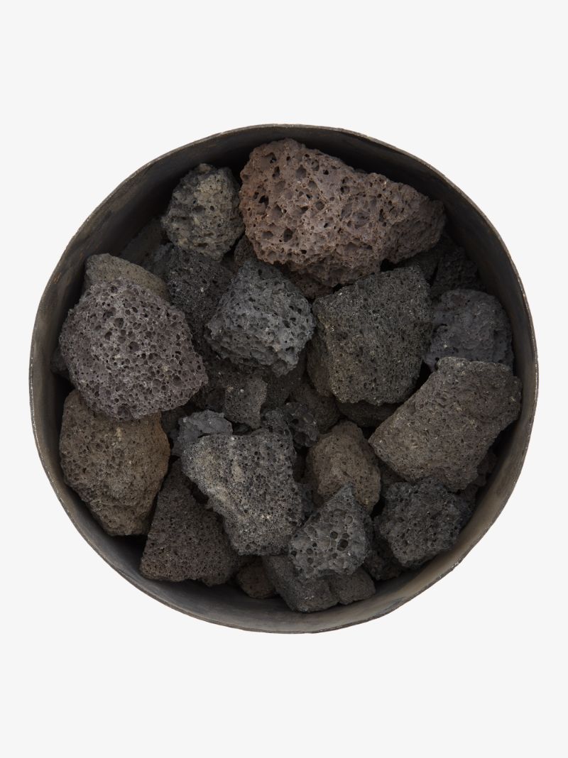 Black Large Spirituelle Lava Potpourri