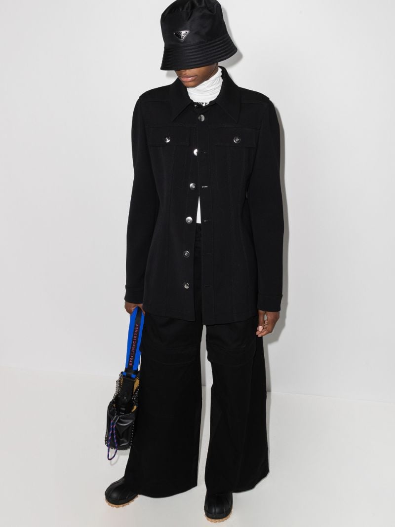 Wide Leg Cargo Trousers