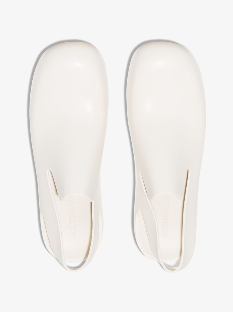 White Puddle Rubber Slippers