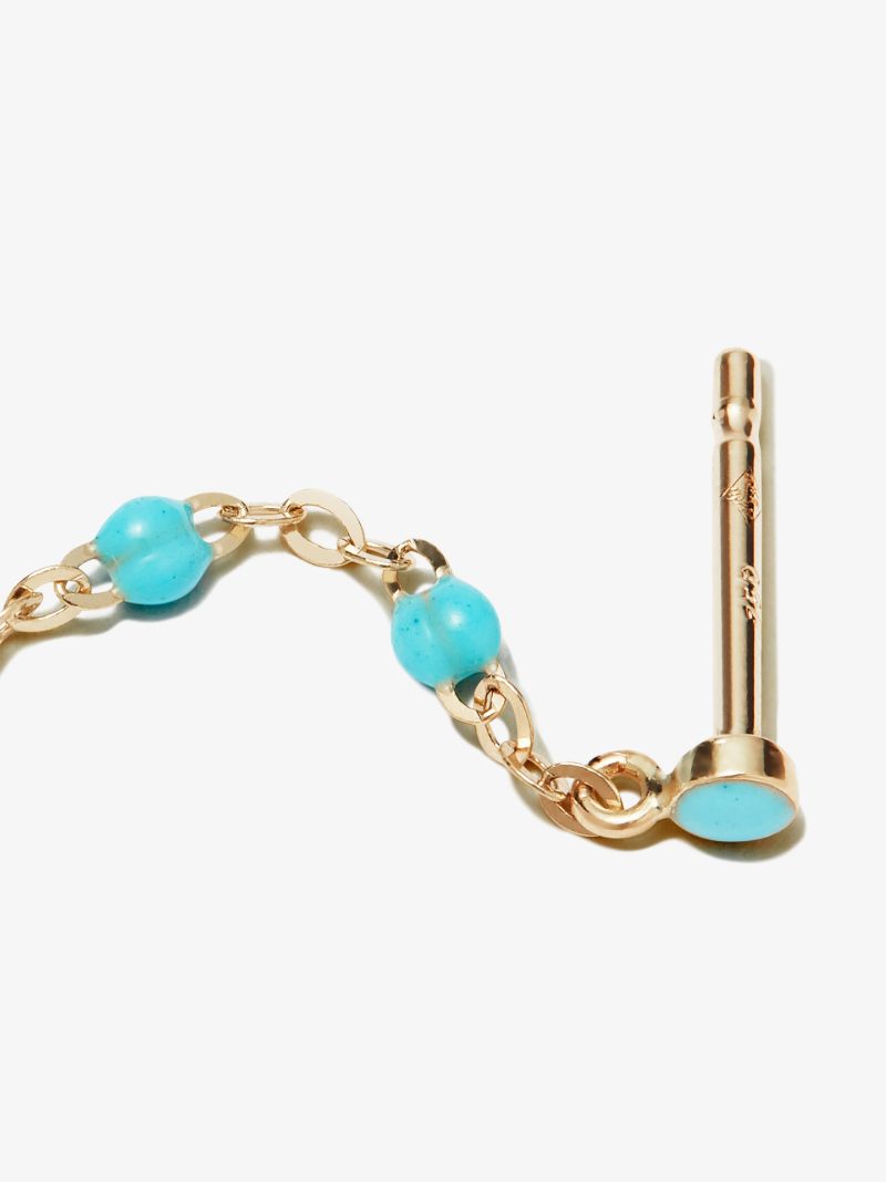 18k Yellow Gold Classic Gigi Beaded Earrings