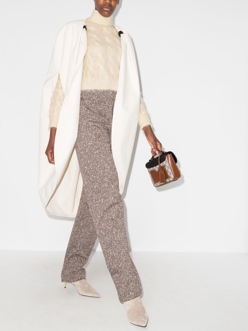 Turtleneck Cable Knit Sweater