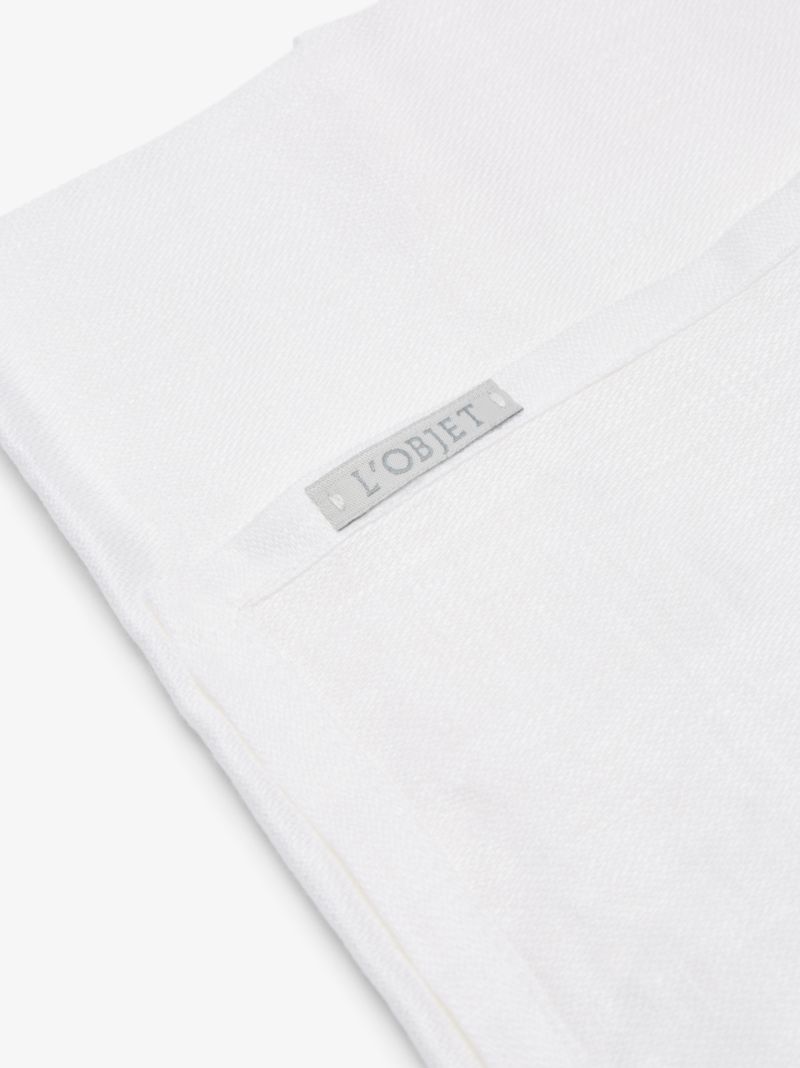 White Linen Napkin Set