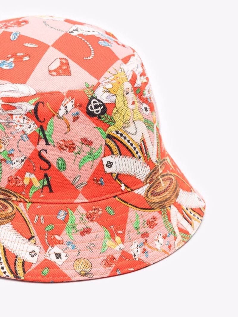 Red Queen of Cards Bucket Hat