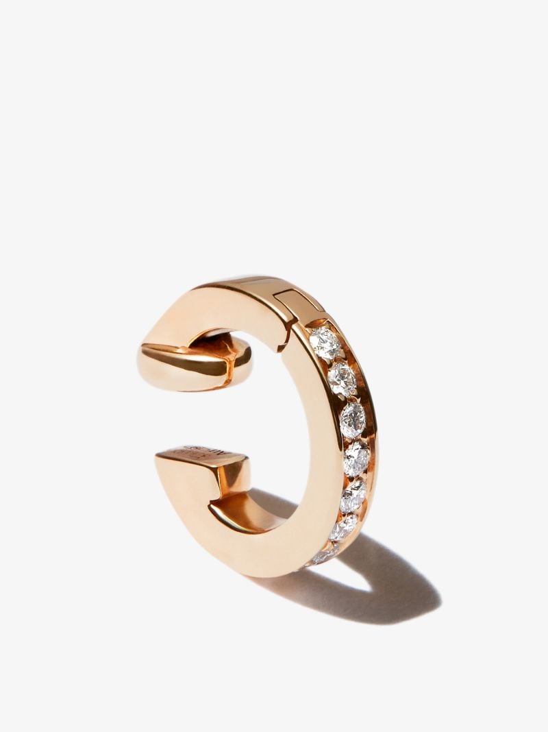 18k Rose Gold Berbere Diamond Ear Cuff
