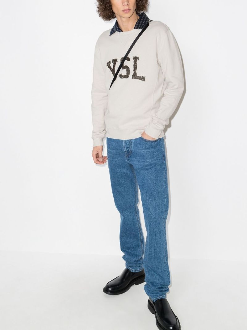 Neutra Logo Print Cotton Sweatshirt