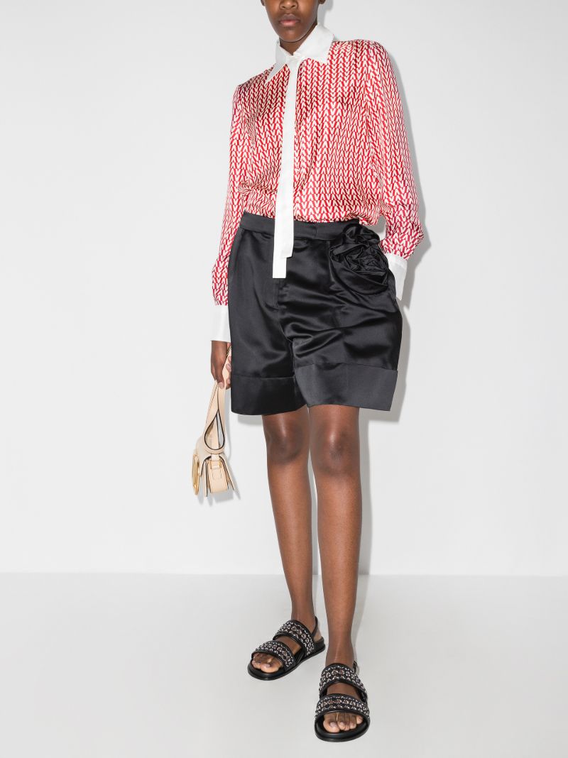 Optical Valentino Silk Shirt
