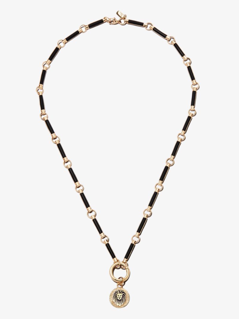 18k Yellow Gold Leo Petite Medallion Charm