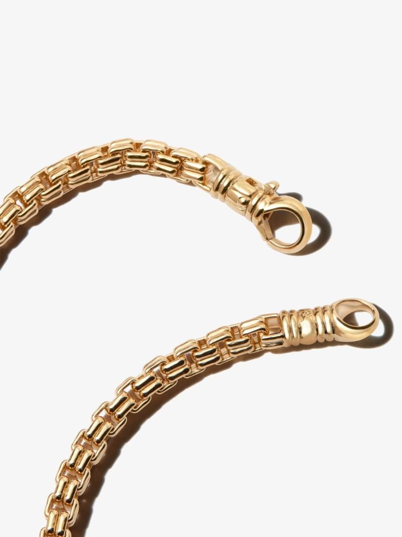 Gold-plated Venetian Double M Chain Bracelet