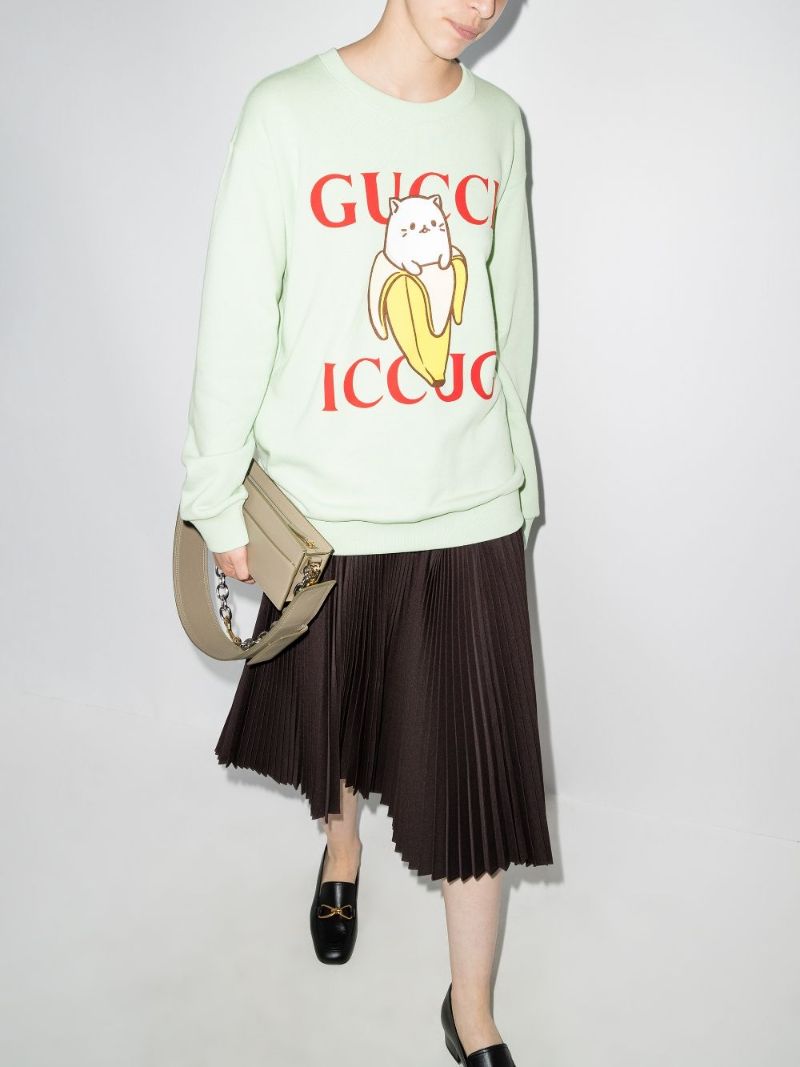 Bananya Printed Cotton Sweatshirt