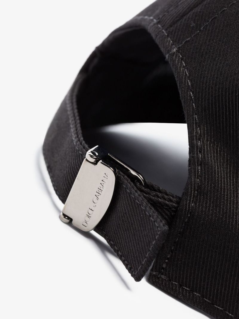 Black Logo Plaque Baseball Cap