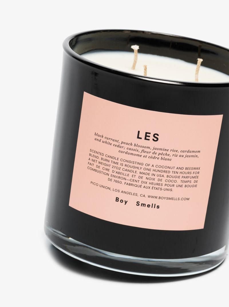 Black Les Large Candle