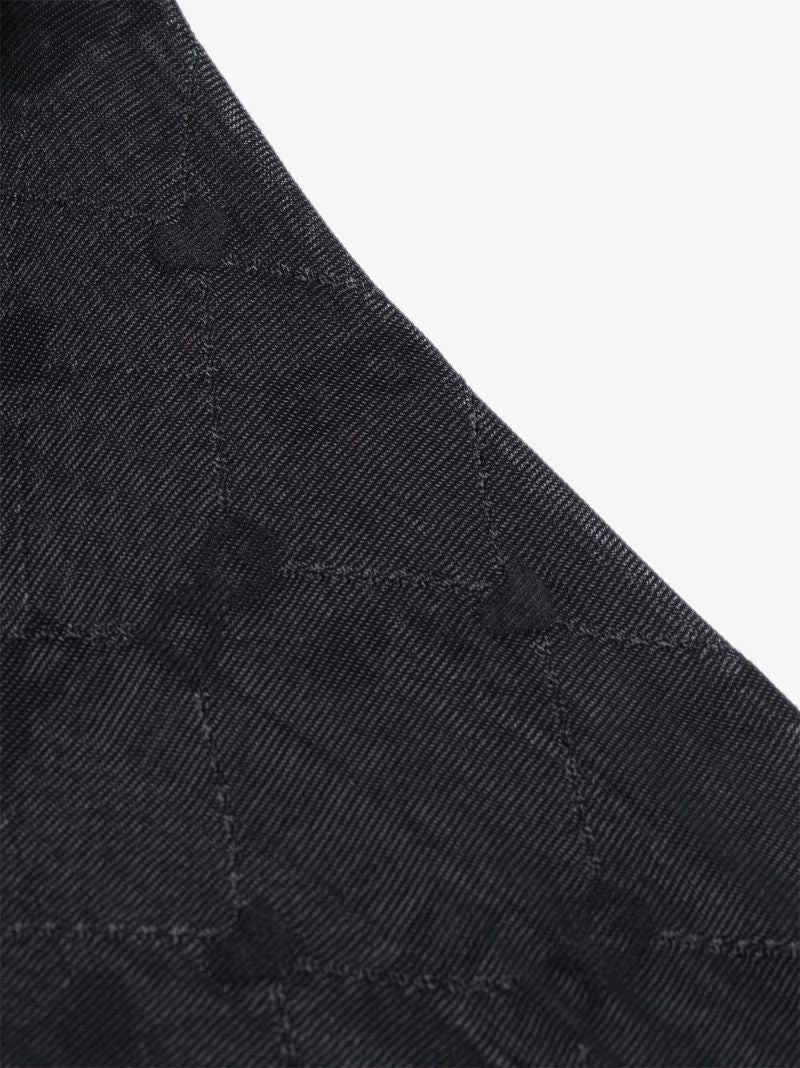 Black Dg Heart Print Tights