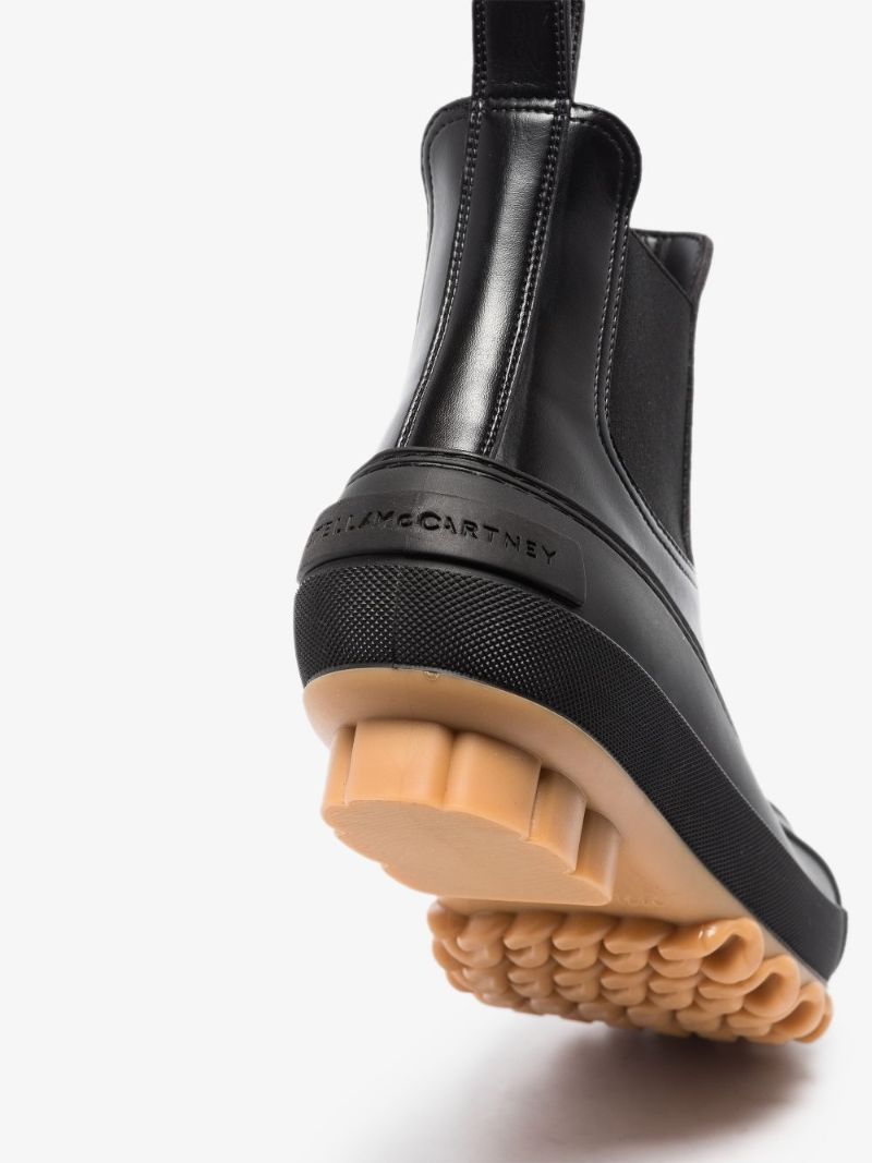 Black Duck City Rubber Chelsea Boots