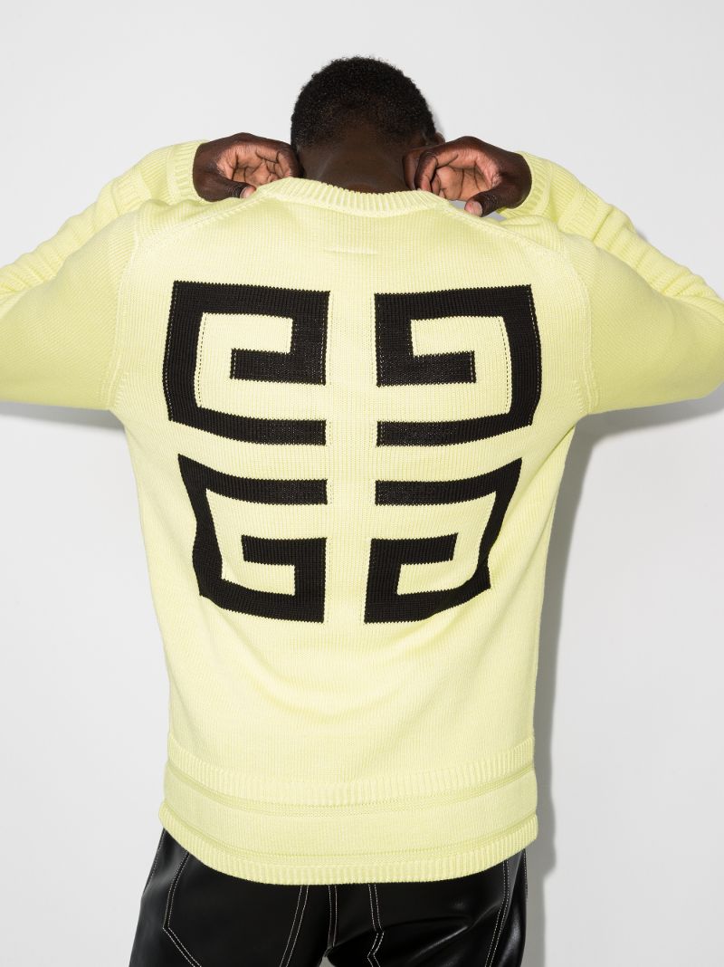 Logo Intarsia Cotton Sweater