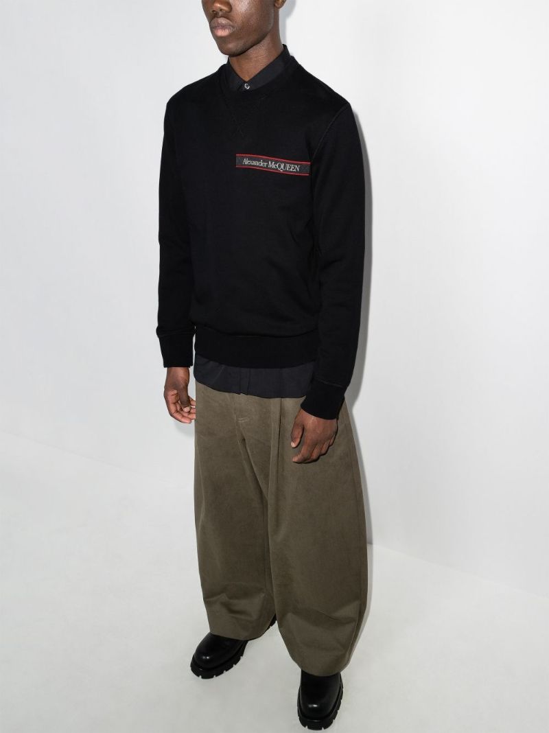 Logo Stripe Sweatshirt