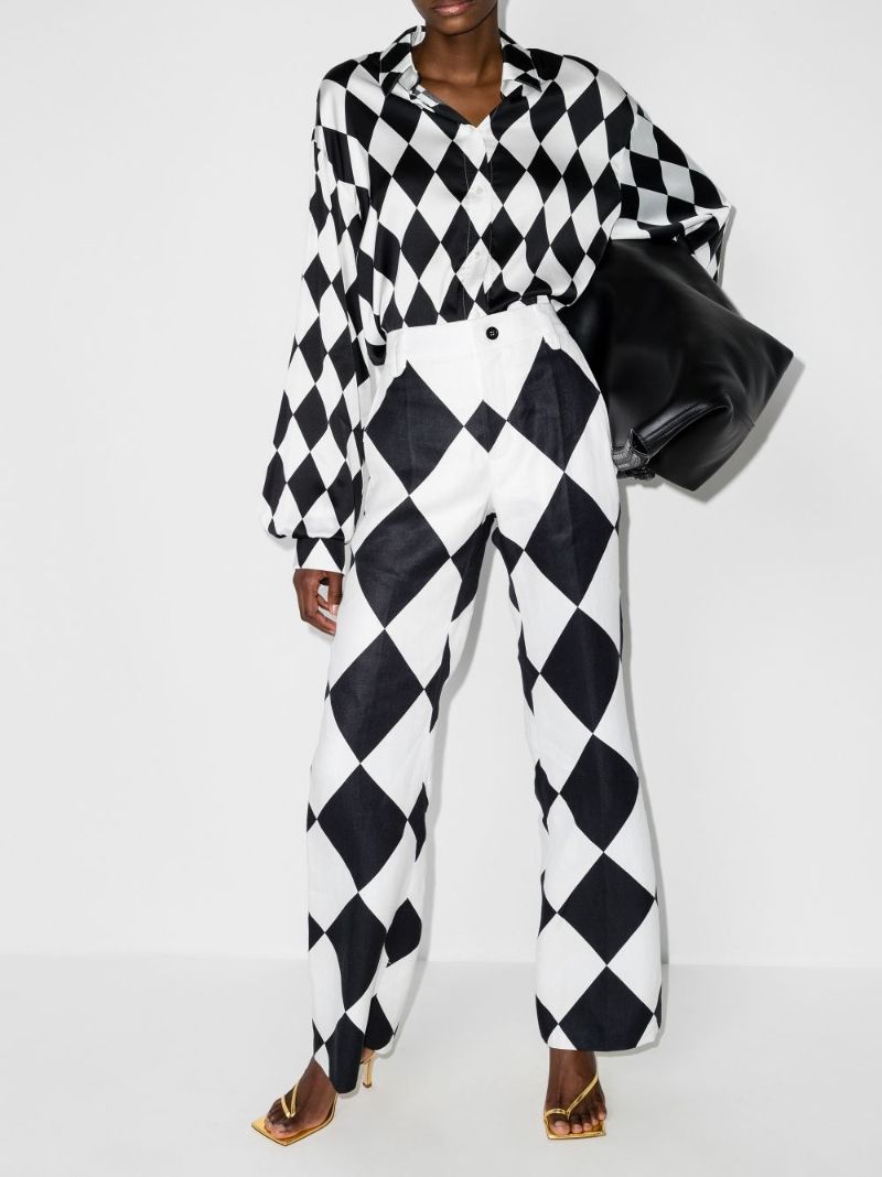 X Karl Lagerfeld Diamond Print Shirt