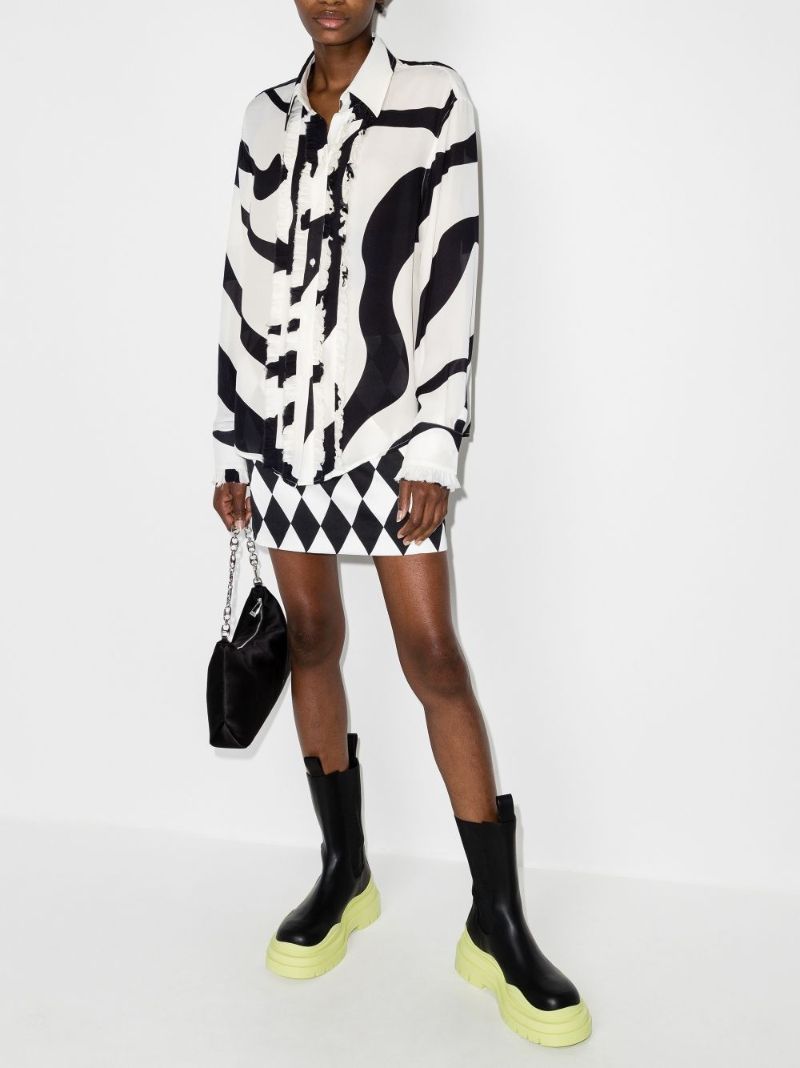 X Karl Lagerfeld Swirl Print Shirt