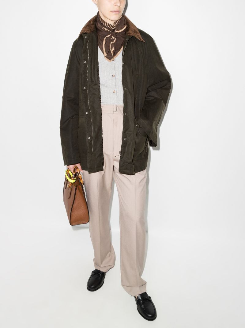 Country Corduroy Collar Jacket