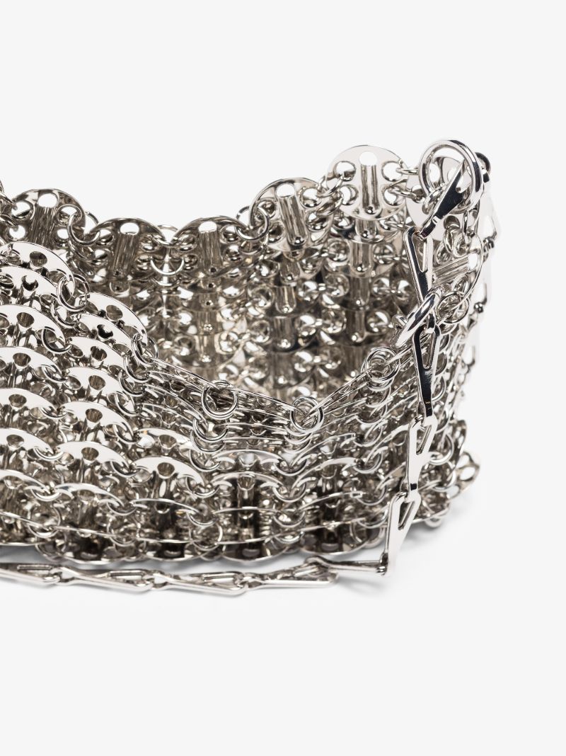 Silver Tone Iconic 1969 Nano Shoulder Bag