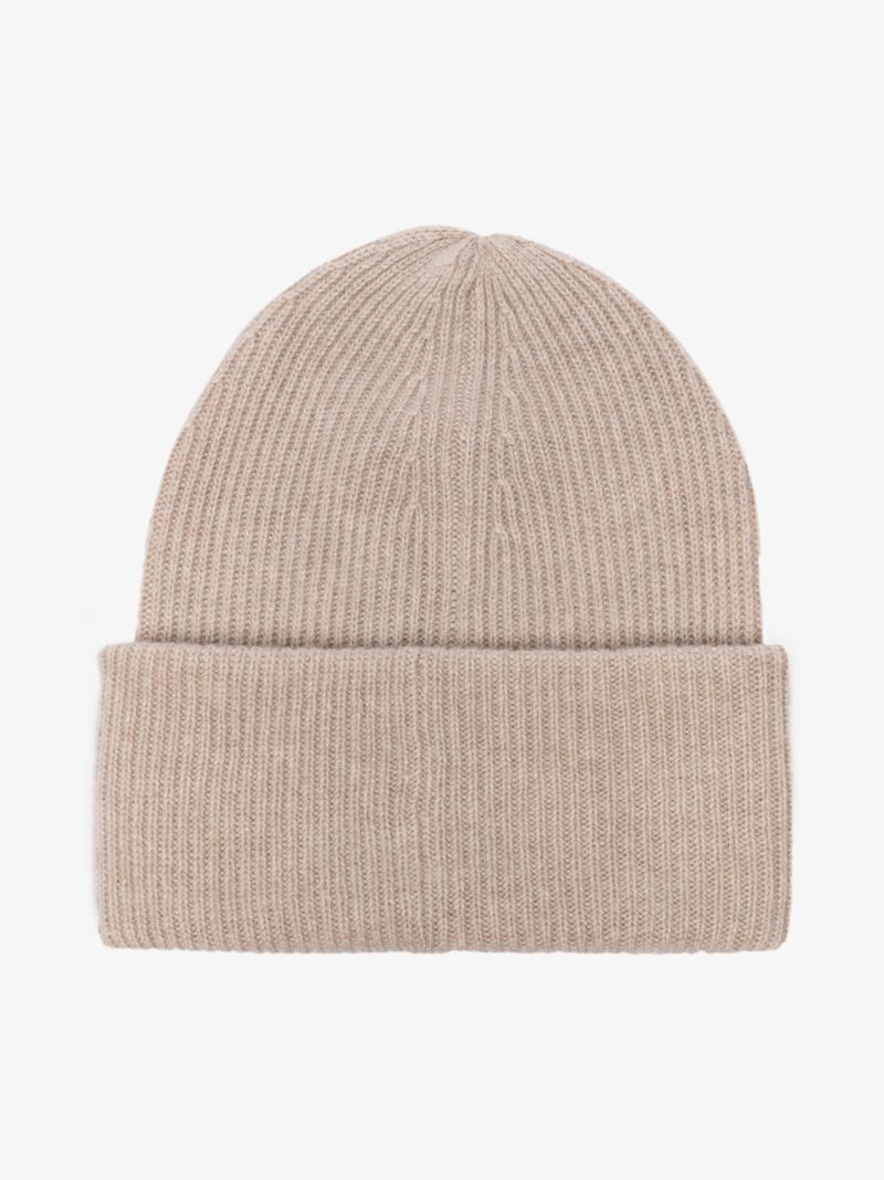 Neutral Stockholm Cashmere Beanie Hat