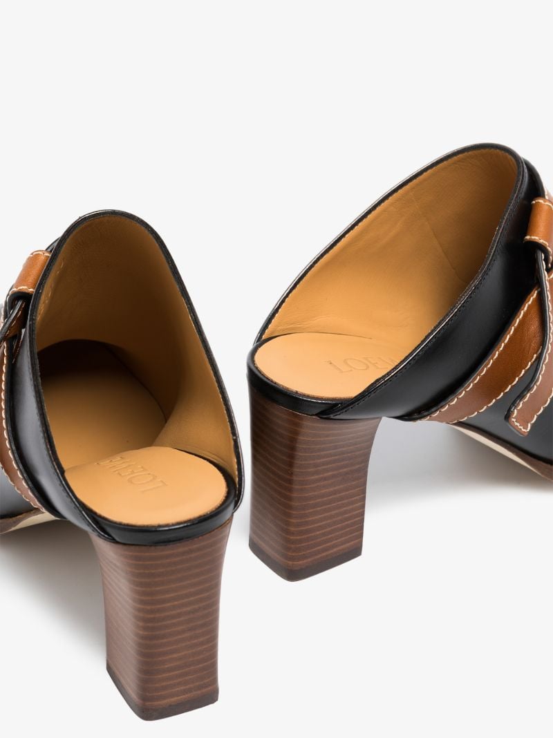 Black Gate 70 Leather Mules