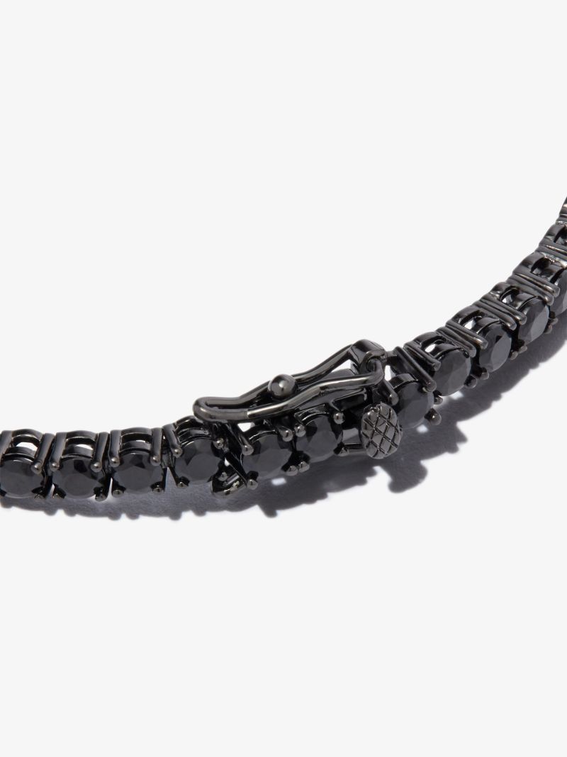 Sterling Silver Crystal Tennis Bracelet