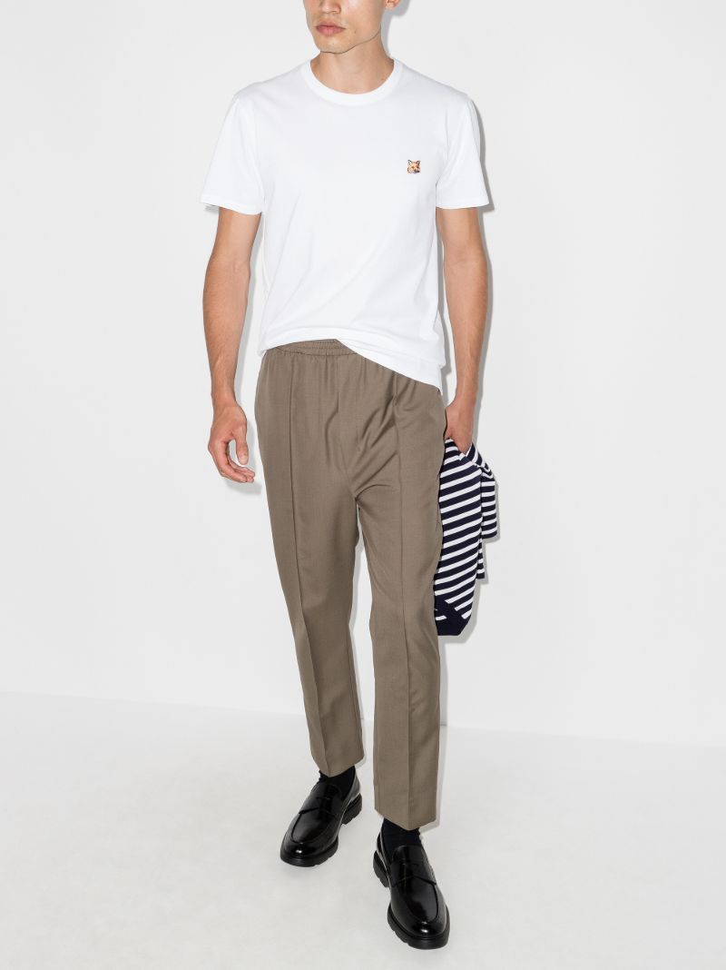 Logo Embroidered Cotton T-shirt