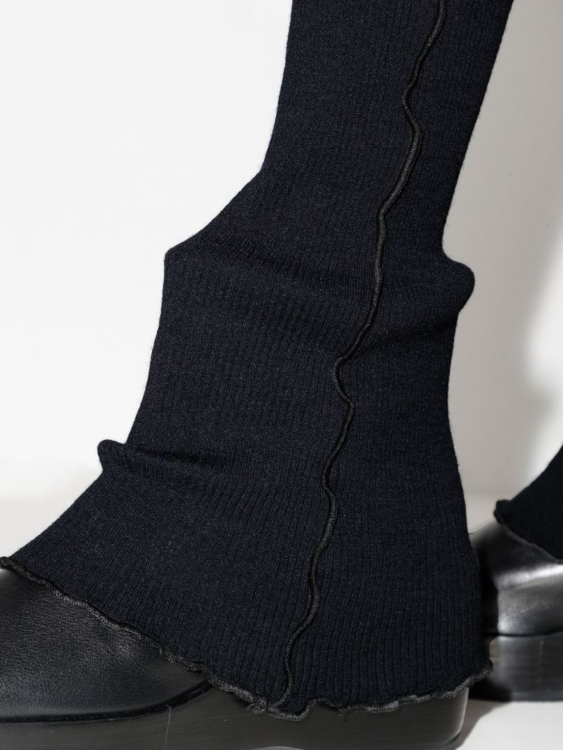 High-waist Ribbed Leggings