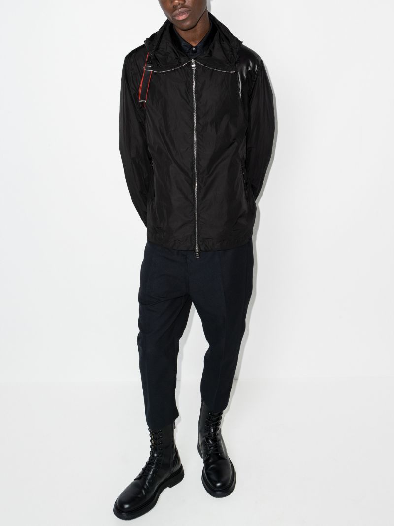 Logo Harness Hooded Jacket