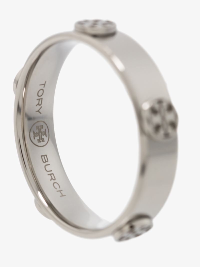 Silver Tone Stud Ring