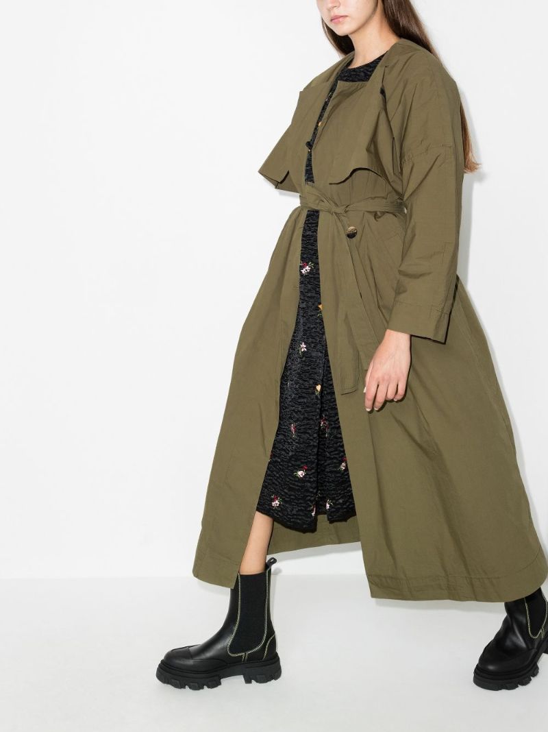 Oversized Belted Trench Coat
