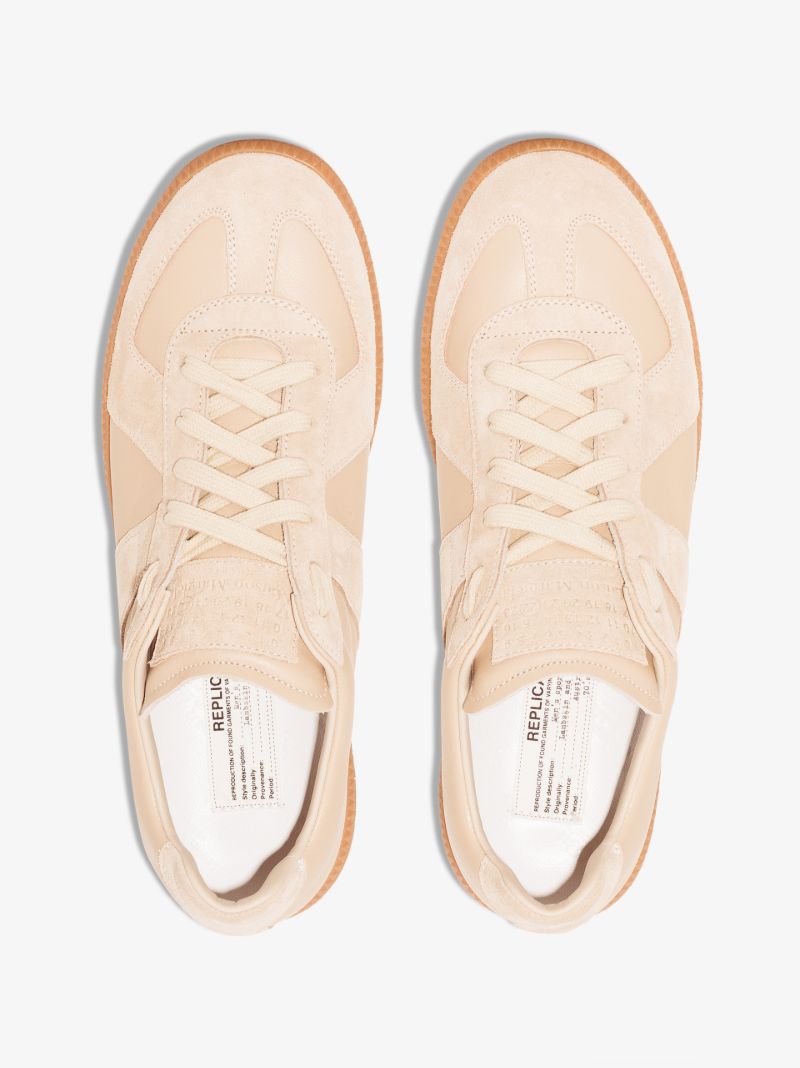 Neutral Replica Leather Sneakers