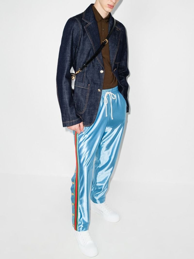 Web Stripe Sweatpants