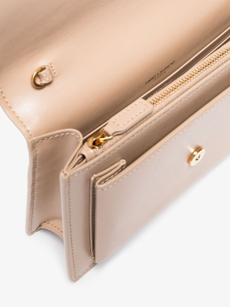 Neutral Sunset Leather Mini Bag