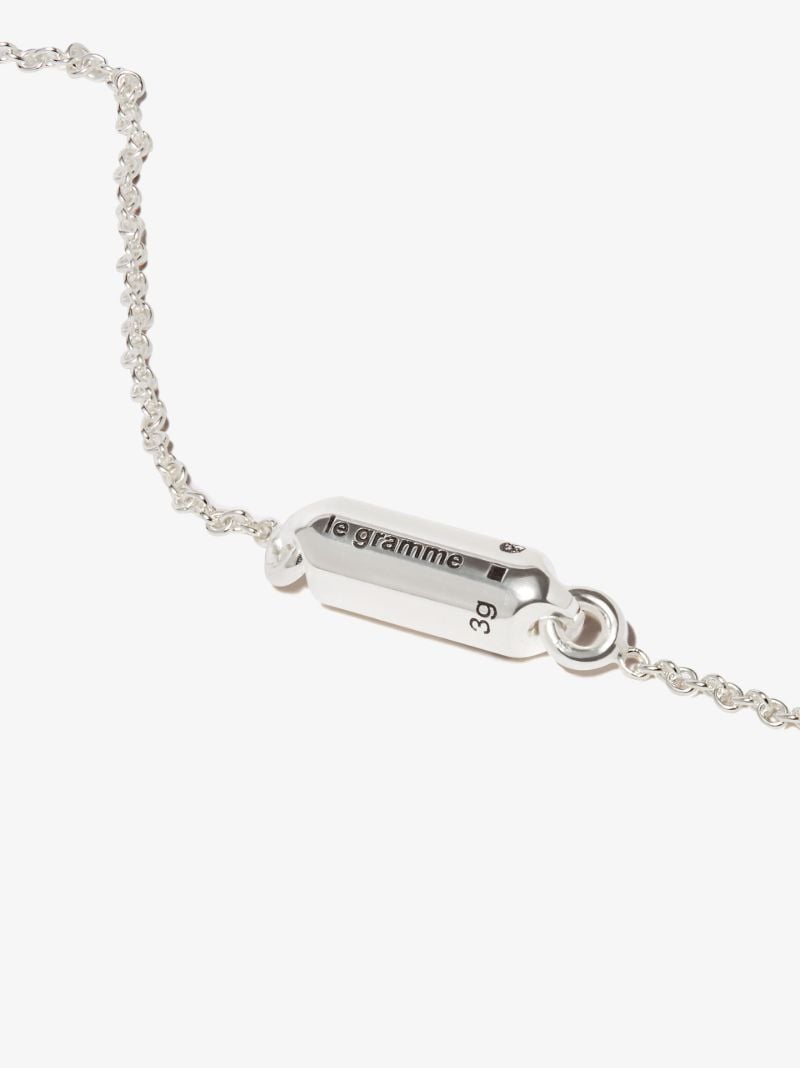 Sterling Silver La 3g Segment Polished Necklace