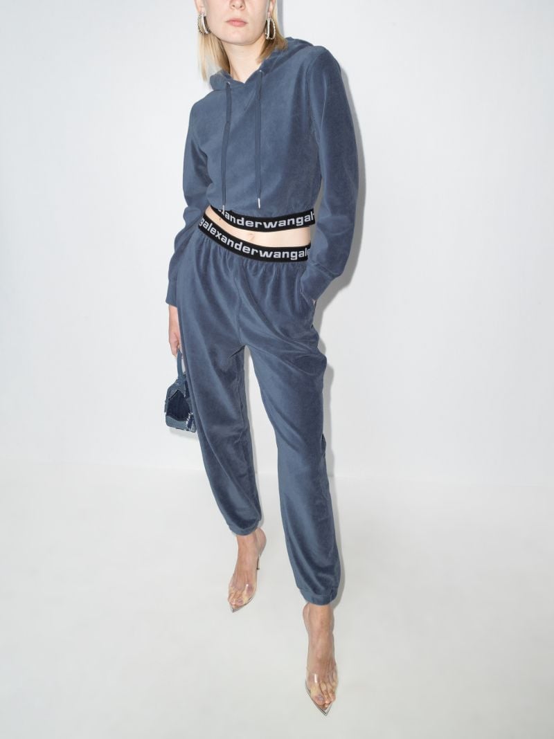Logo Cropped Hoodie