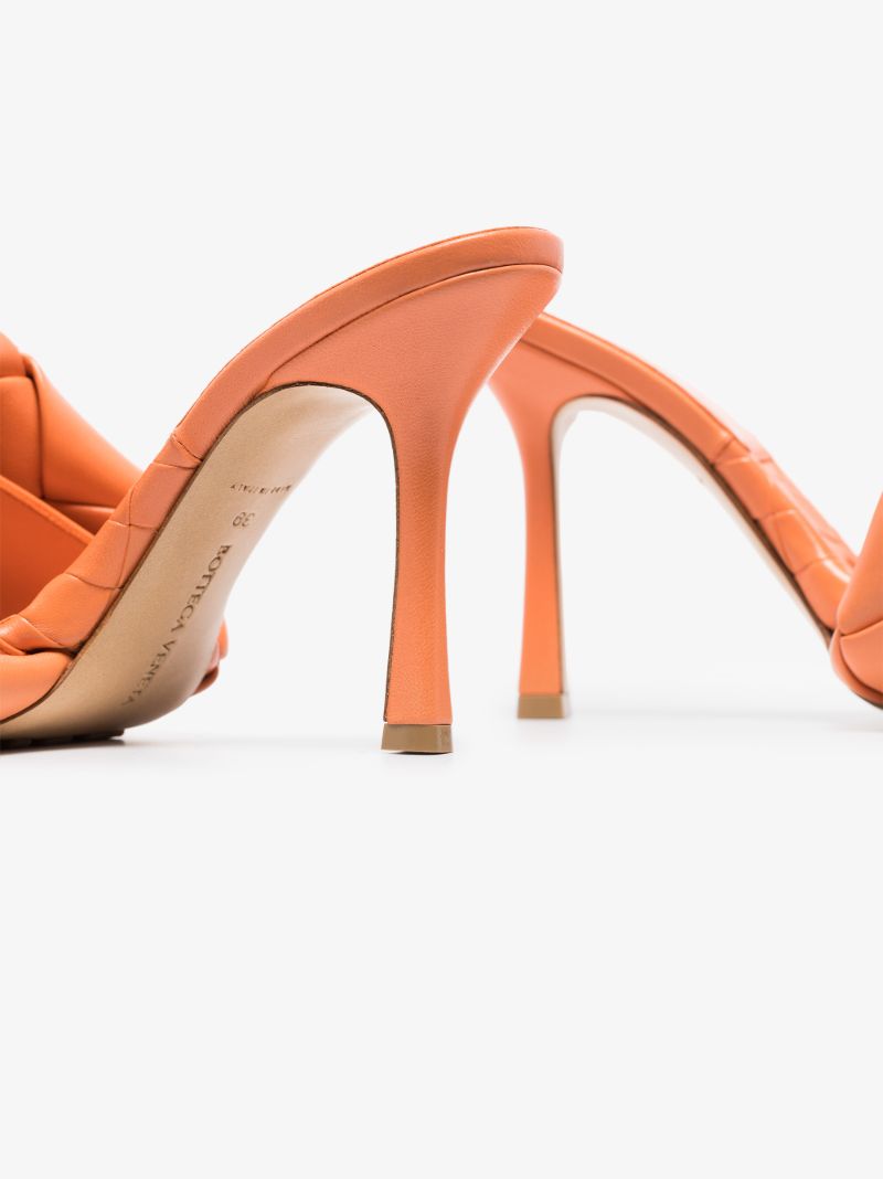 Orange Lido 90 Leather Sandals