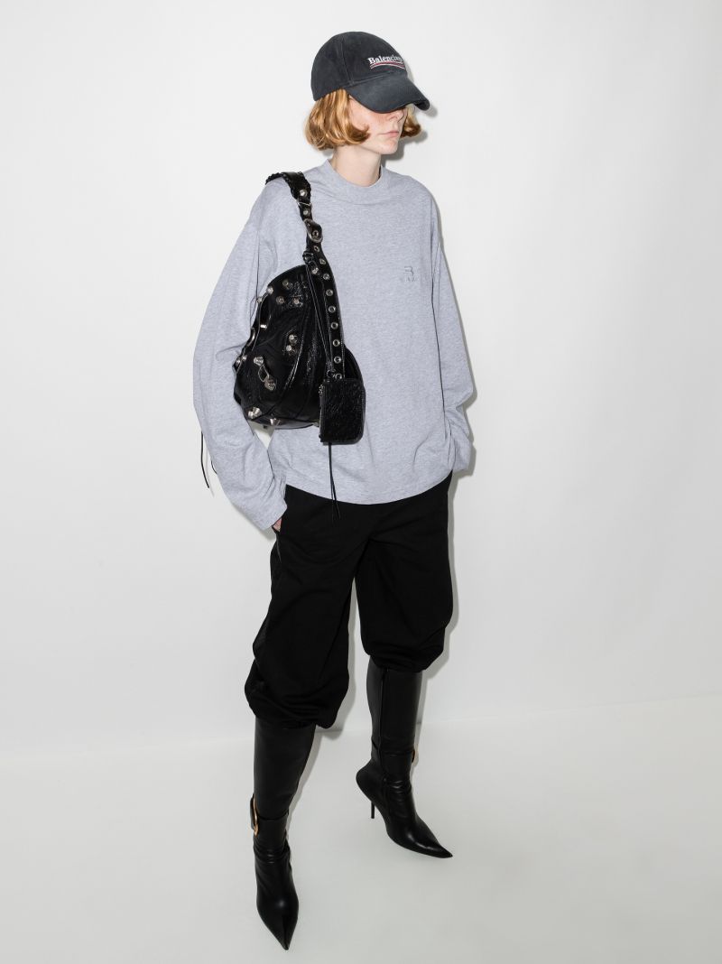 Grey Apparel Rental Long Sleeve T-shirt