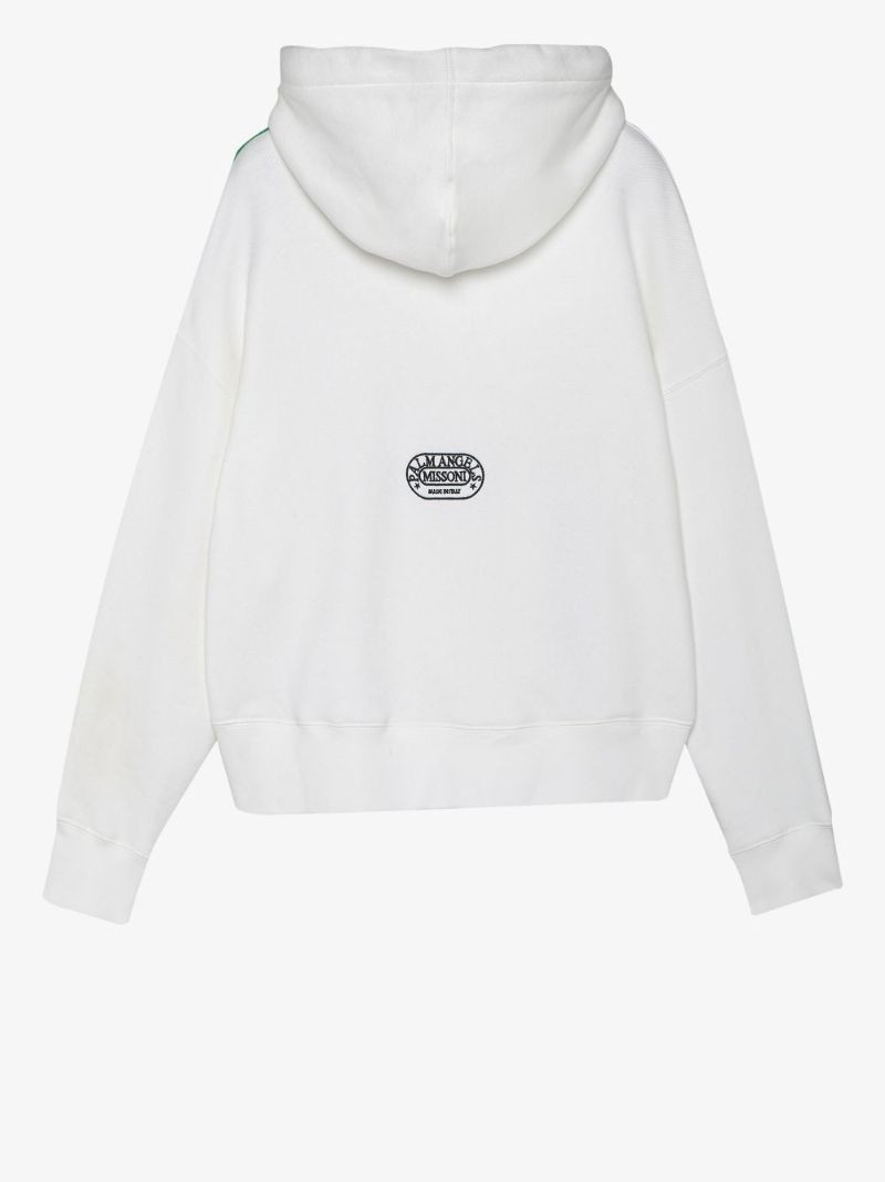 X Missoni Logo Print Cotton Hoodie