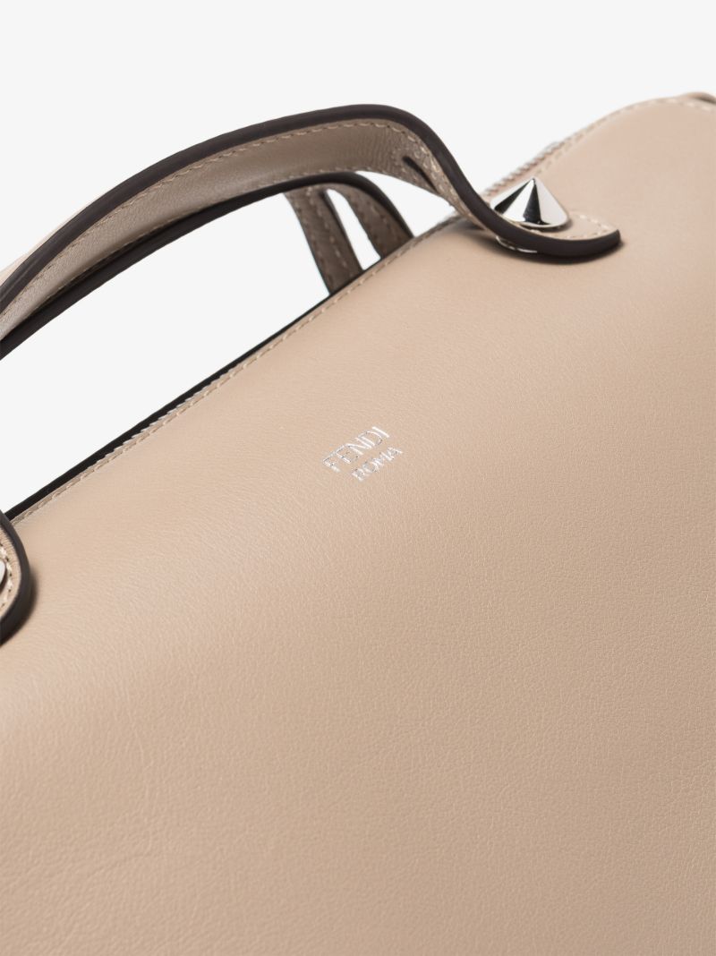 Neutral By the Way Boston Large Leather Tote Bag
