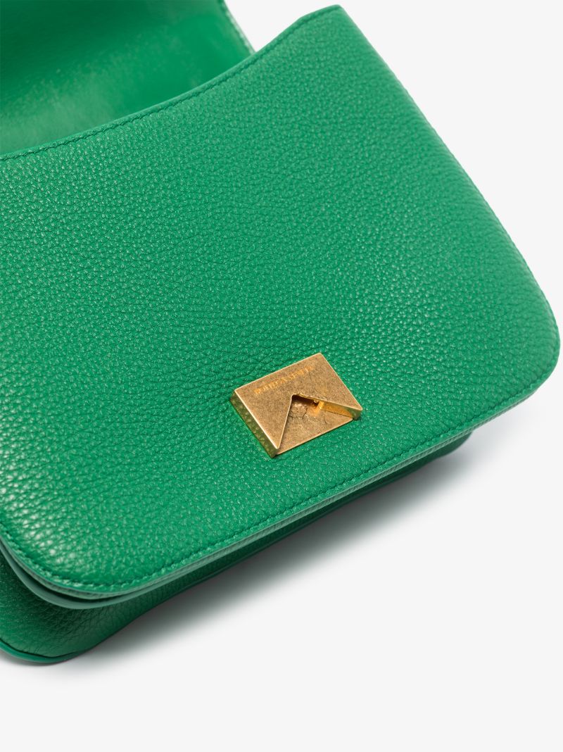 Green Mount Small Leather Shoulder Bag
