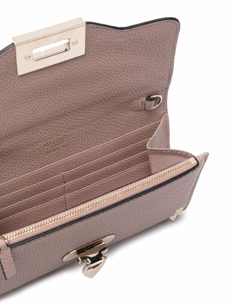 Pink Rockstud Clutch Bag
