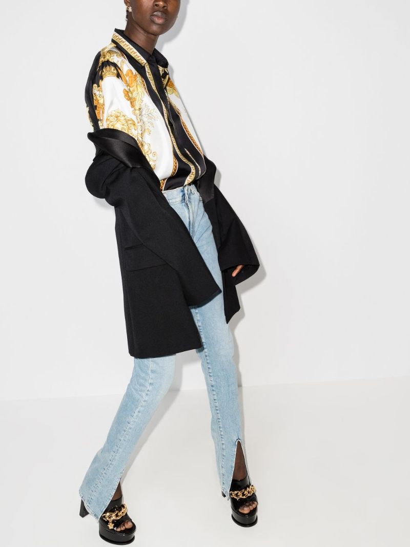 Medusa Renaissance Print Silk Shirt