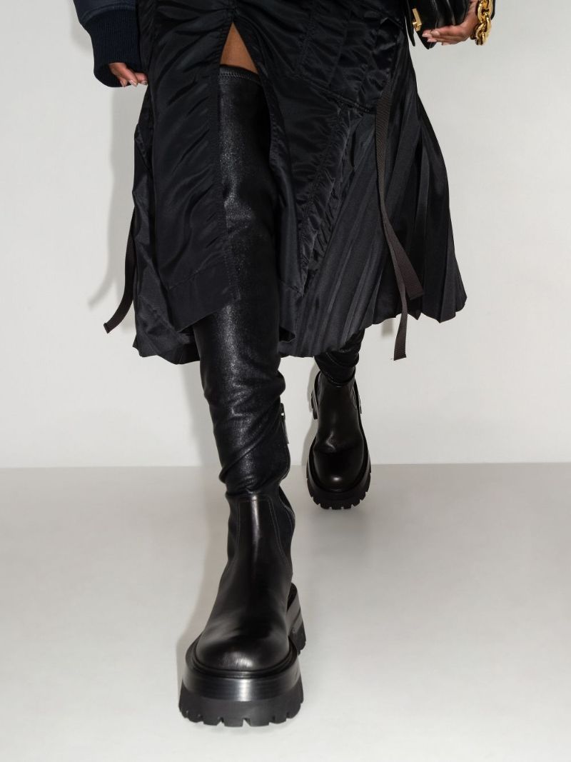 Black Leonidas Thigh-high Boots