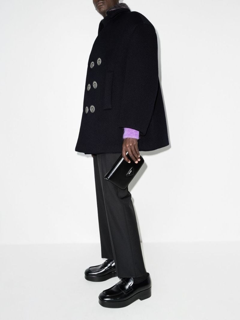 Double-breasted Wool Peacoat