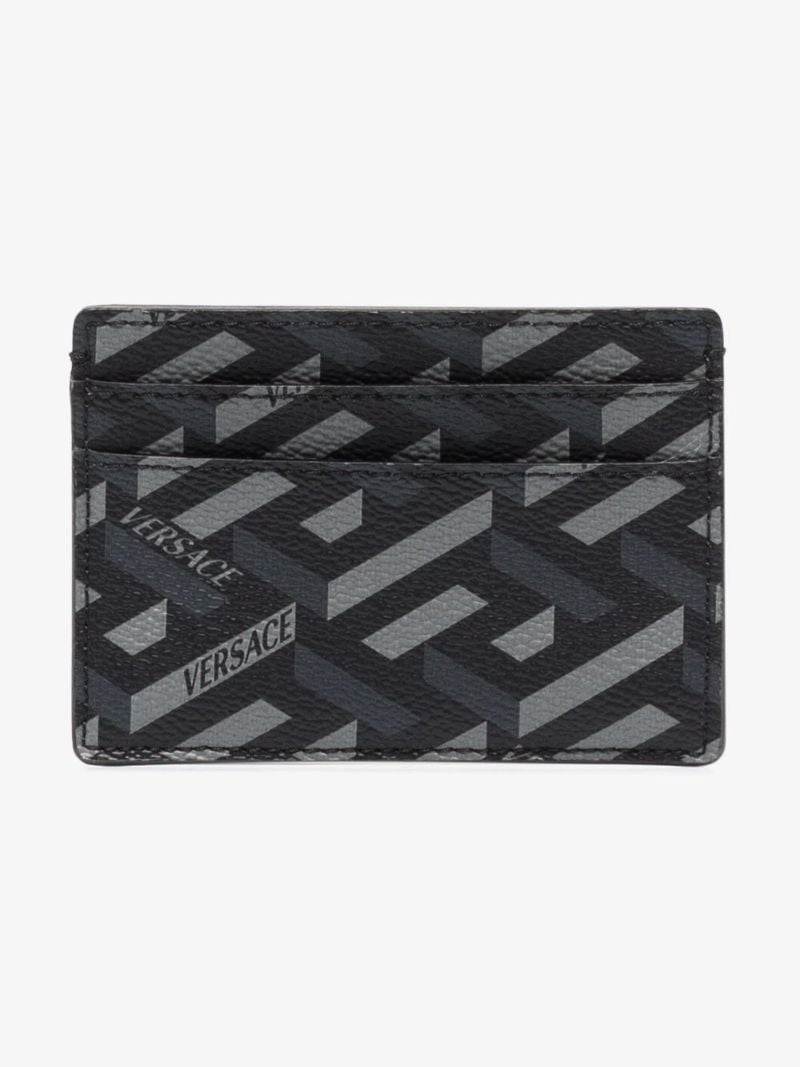 Black Monogram Leather Cardholder