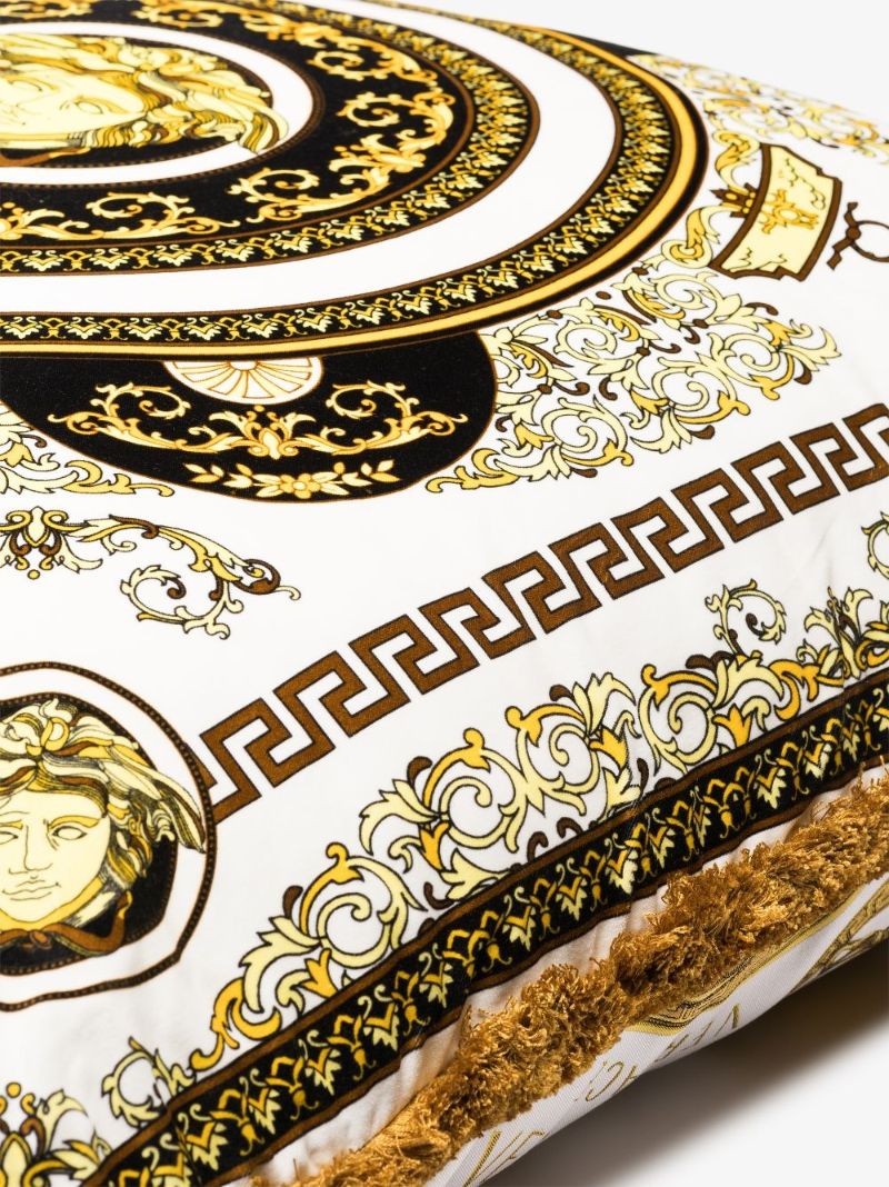White Medusa Double Sided Cushion