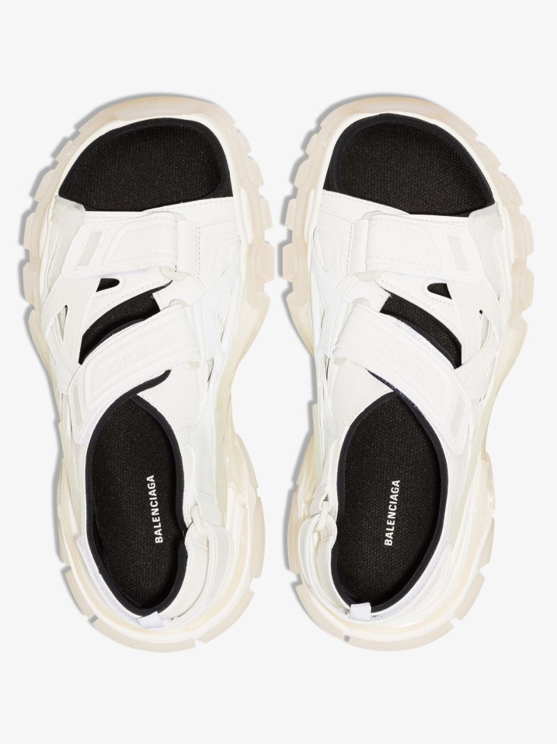 White Track Sandals