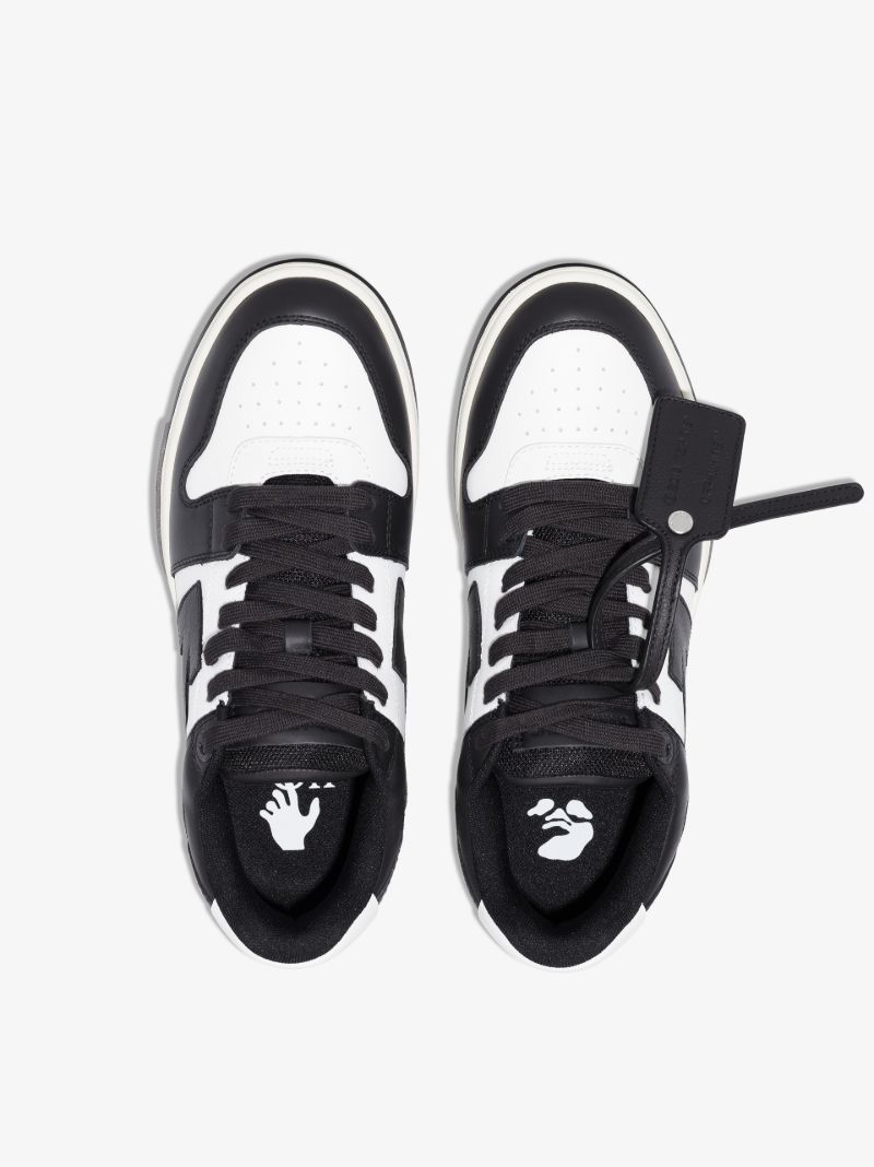 Black Out of Office Leather Sneakers