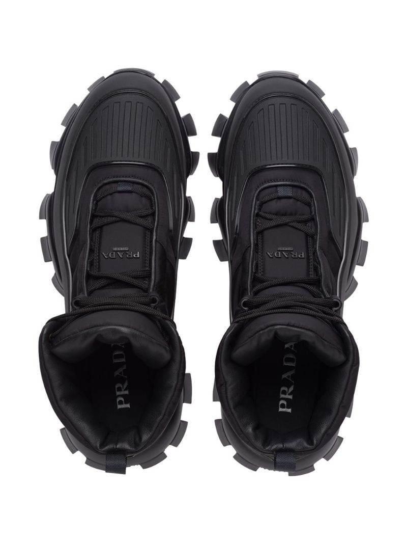 Black Re-nylon Cloudbust Thunder High Top Sneakers